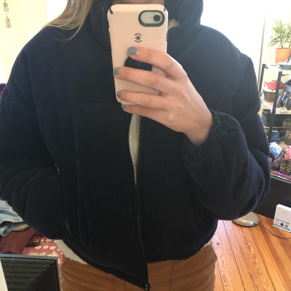 Kylie Pacsun Corduroy Puffer Jacket 